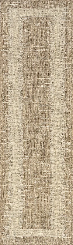 Arly Crosshatch Indoor/Outdoor Rug | Beige