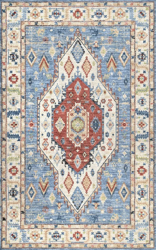 Aztec Medallion Rug | Multicolor