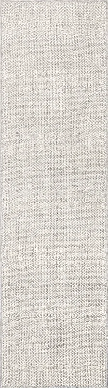 Birdseye Striped Indoor/Outdoor Rug | Grey