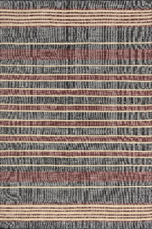 Brienne Striped Rug | Grey