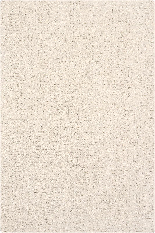 Chickadee Checked Custom Rug | Light Beige