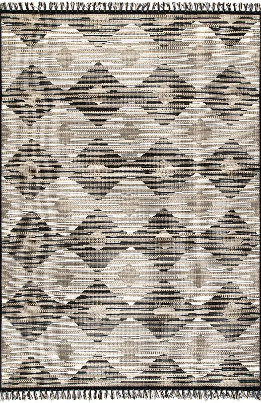 Diamond Trellis Rug | Grey