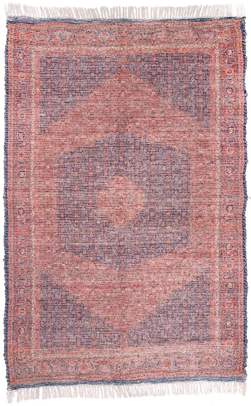 Faded Wreath Medallion Rug | Multicolor