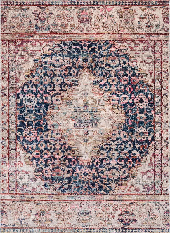 Floral Medallion Rug | Multicolor