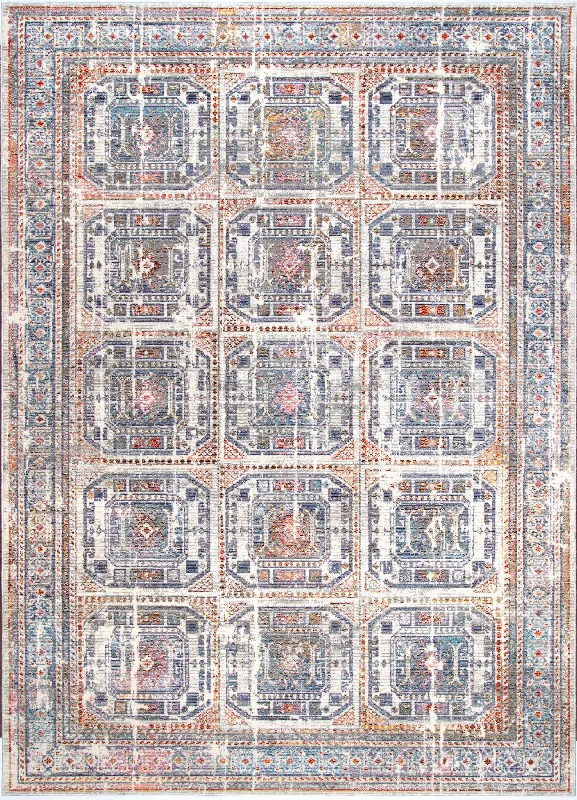 Jeweled Tiles Rug | Multicolor