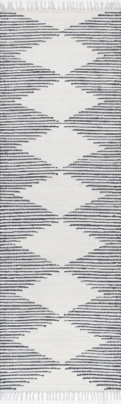 Lined Diamonds Rug | Ivory