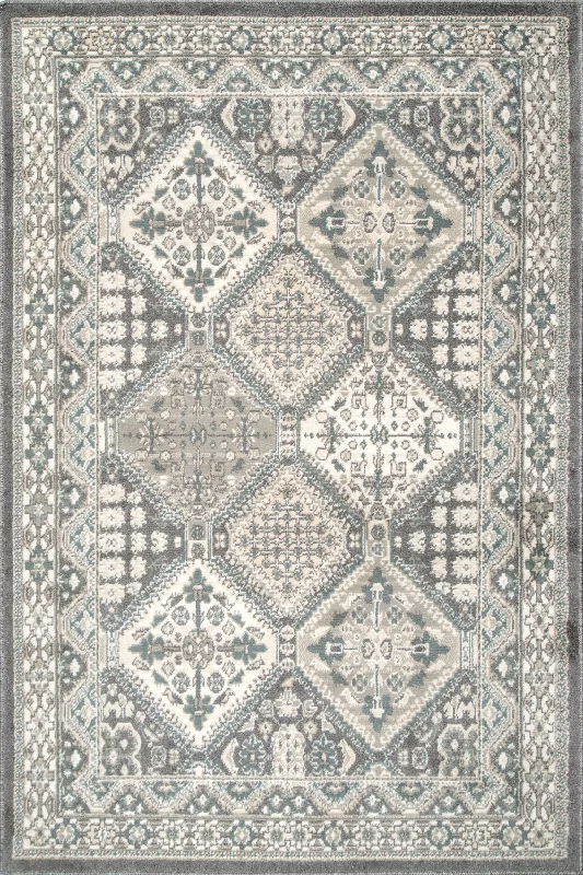 Melange Tiles Rug | Charcoal