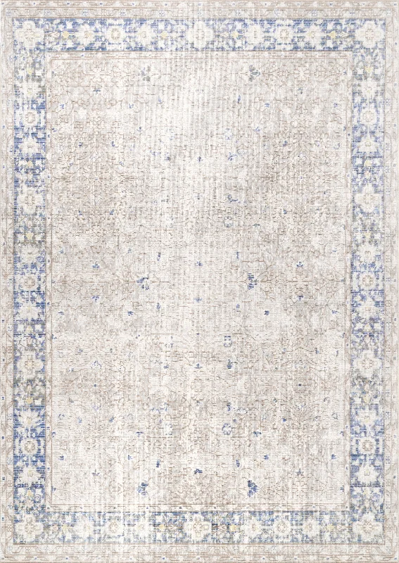 Nuanced Classicism Flatweave Rug | Light Blue