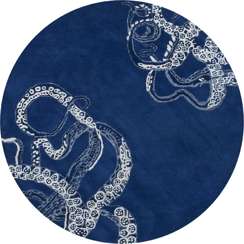 Octopus Tail Rug | Navy