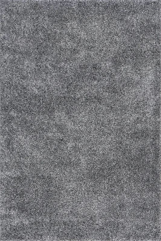 Plush Solid Shaggy Rug | Grey