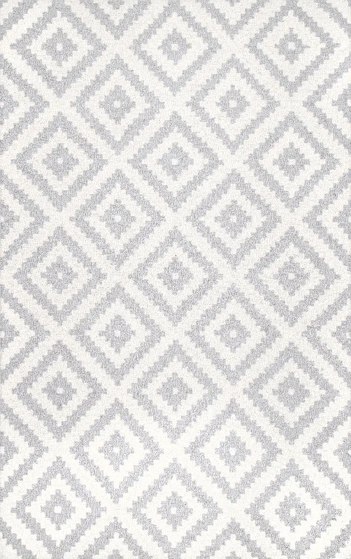 Scandinavia Diamond Rug | Light Grey