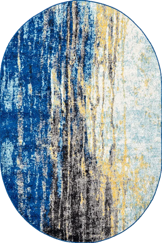 Serene Waterfall Rug | Blue