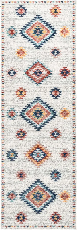 Stella Aztec Diamond Rug | Beige