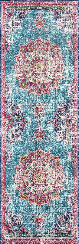 Sunny Wildflower Medallion Rug | Multicolor