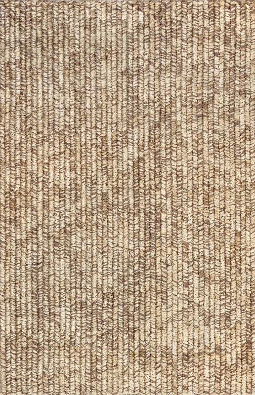 Textured Striped Rug | Natural