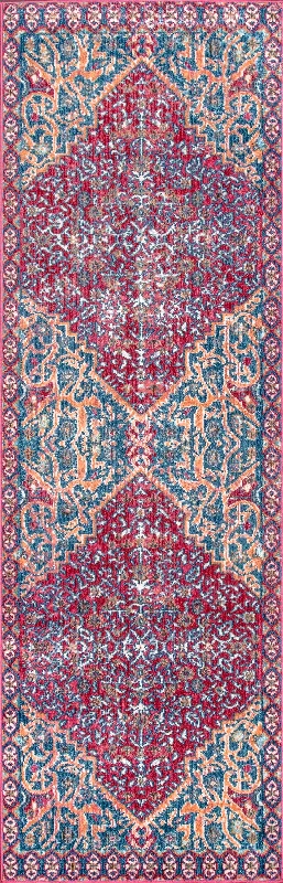 Vena Medallion Rug | Red