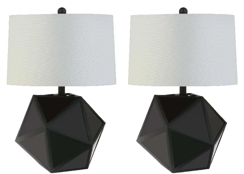 Safavieh Adele Table Lamp 16" x 16" x 23" Black