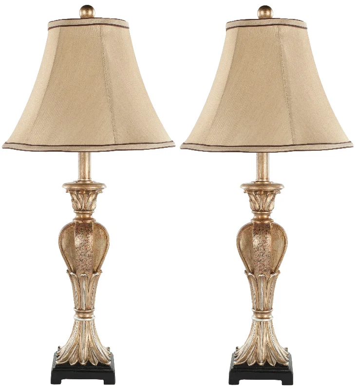 Safavieh Dori 25 Inch H Urn Lamp 13" x 13" x 25" Gold