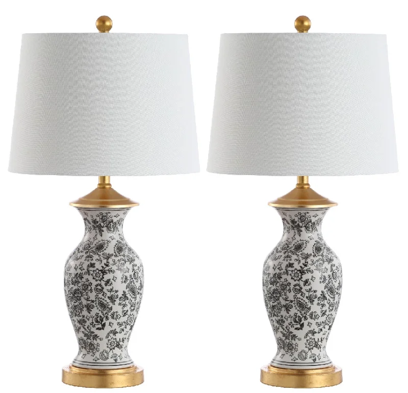 Safavieh Kyra Table Lamp 14" x 14" x 27" Black