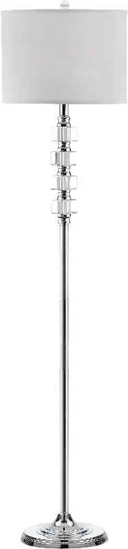 Safavieh Mercury 60 Inch H Street Floor Lamp 14" x 14" x 60" Chrome