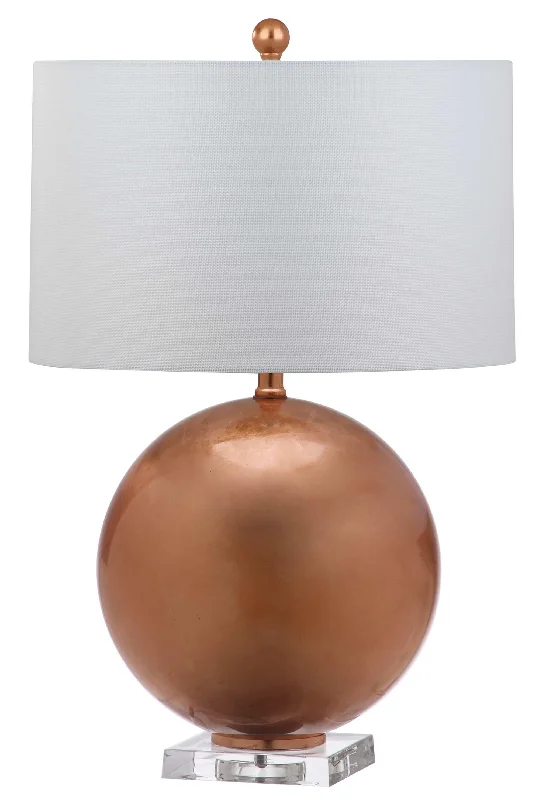 Safavieh Panya 26 Inch H Table Lamp 16" x 16" x 26" Copper