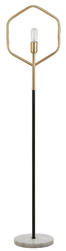 Safavieh Portlia Floor Lamp 13" x 9.75" x 57" Gold