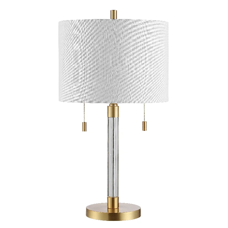 Safavieh Remzi Glass Table Lamp 14" x 14" x 26.5" Brass