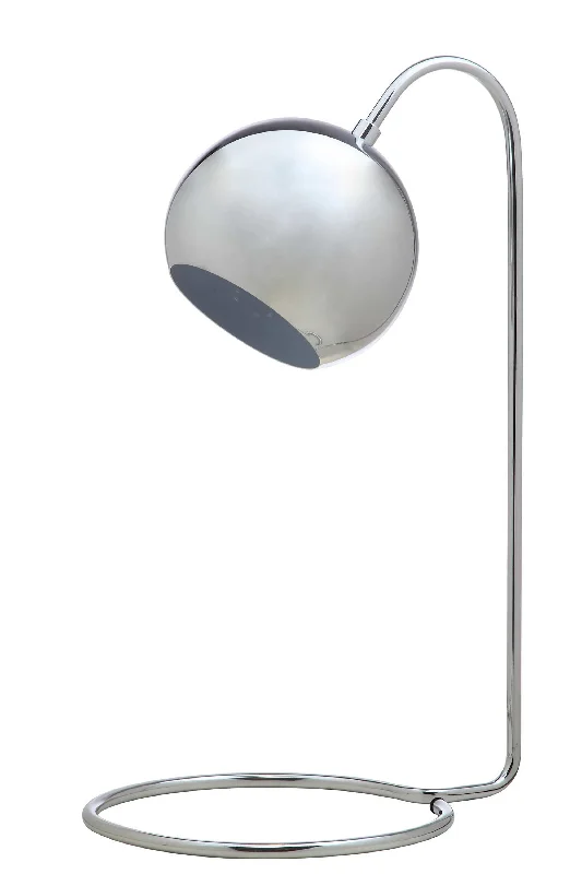 Safavieh Ronsa 22 Inch H Table Lamp 14" x 11" x 22" Chrome