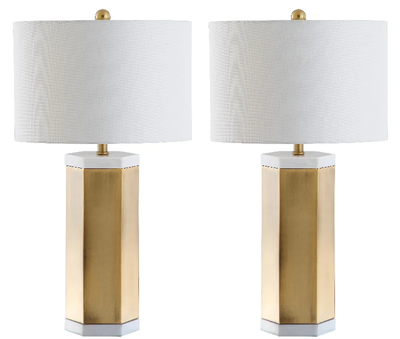 Safavieh Rozella Table Lamp 15" x 15" x 28" Gold