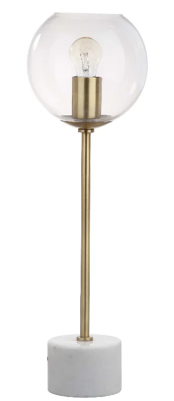 Safavieh Valda 22.25 Inch H Table Lamp 7" x 7" x 22.25" Brass