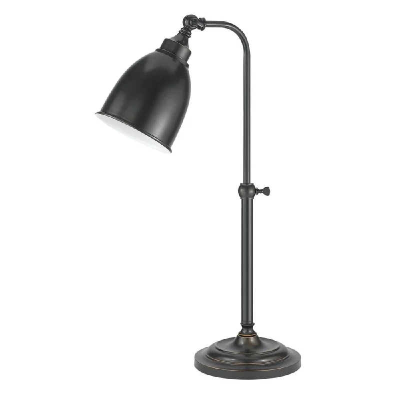 Cal Lighting BO-2032TB-DB 60W Pharmacy Table Lamp