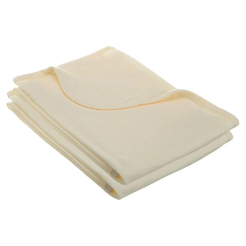 American Baby Company Ecru 100% Cotton Thermal Blanket (Pack of 2)