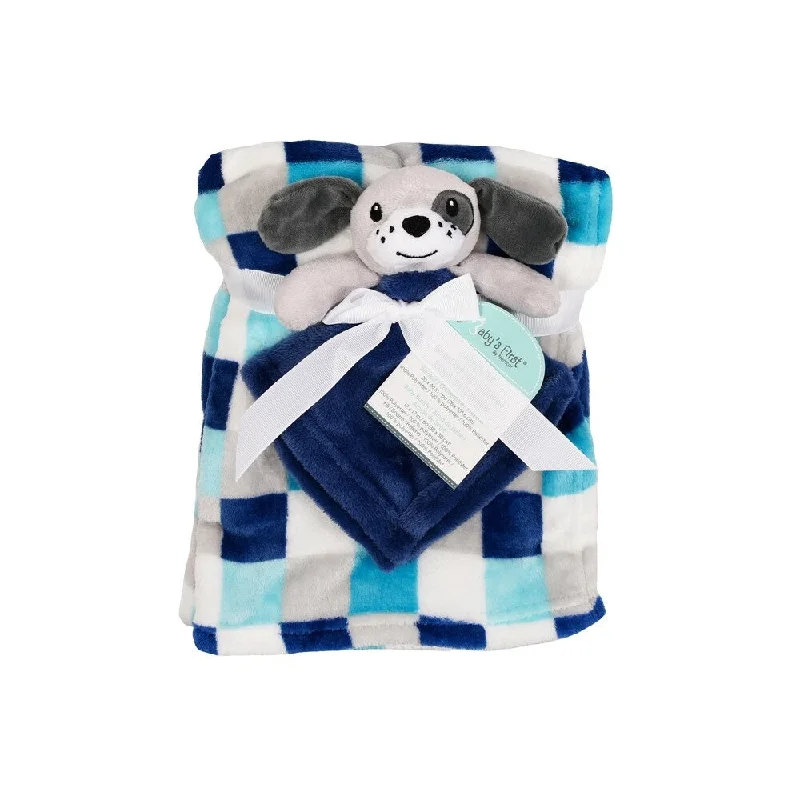 Baby's First--2 Piece Set Blanket & Buddy Set (Boy) Dog