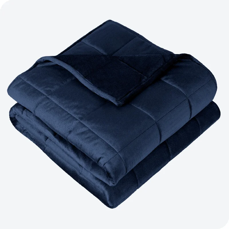 Minky Fleece Dark Blue