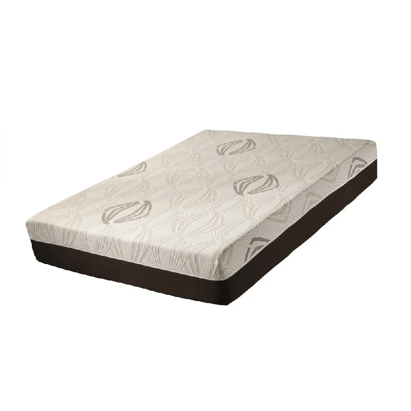 Blissful Nights Violet 11-inch King-size Latex and Gel Memory Foam Mattress