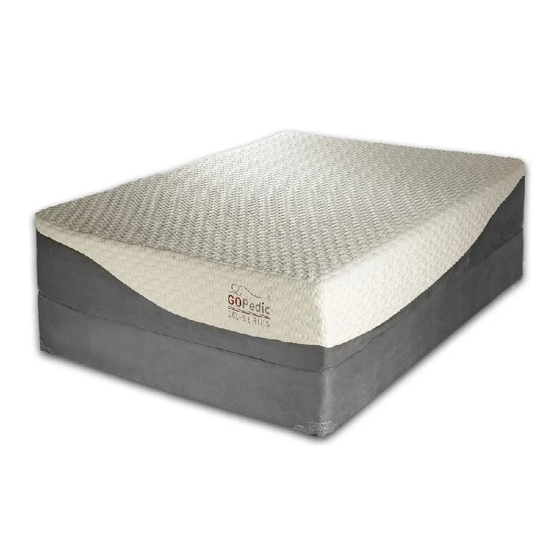 Go Pedic 12-inch Twin-size Gel Memory Foam Mattress