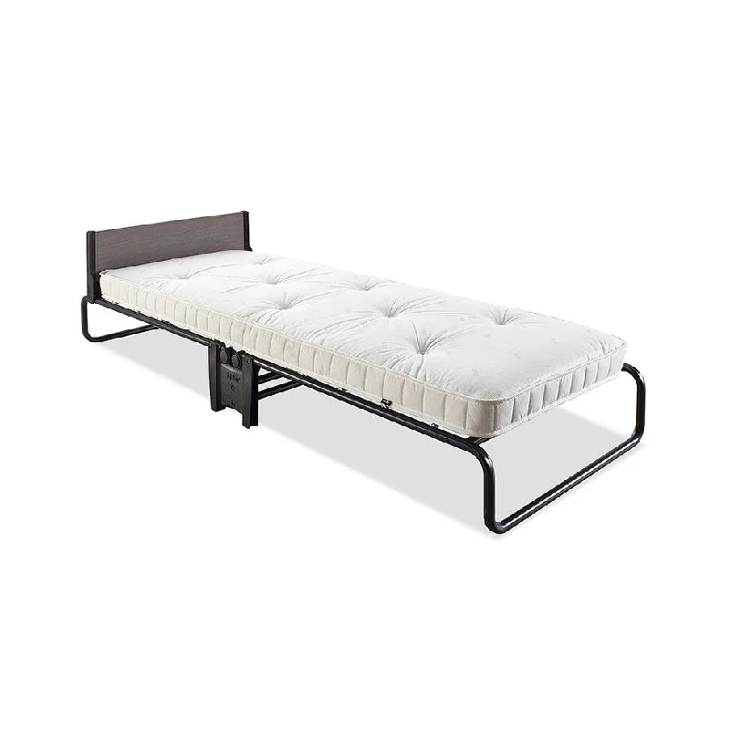 Jay-Be Inspire Folding Cot Bed with Micro e-Pocket Spring Mattress and Headboard, Twin,