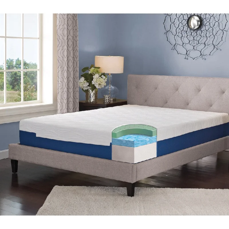 LANE 9-inch Queen-size Gel Memory Foam Mattress