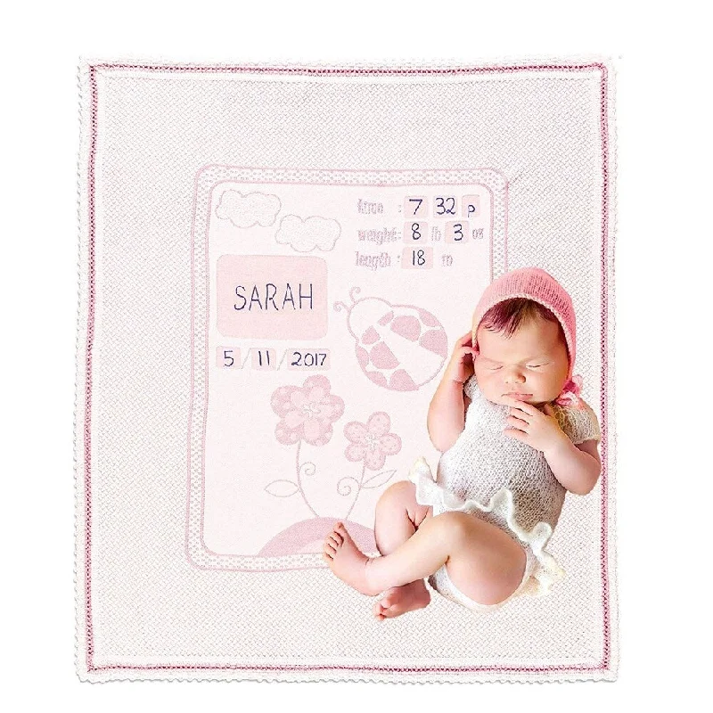 Luxury Home Hotel Milestone Newborn Baby Blanket