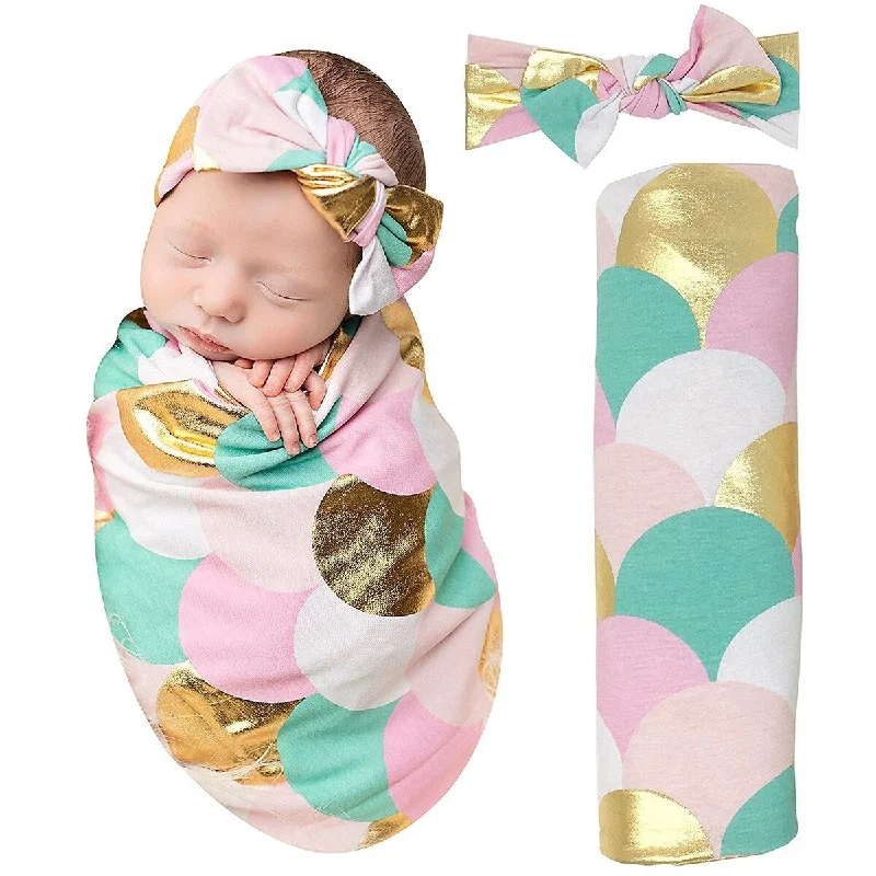 Mermaid Baby Swaddle Blanket