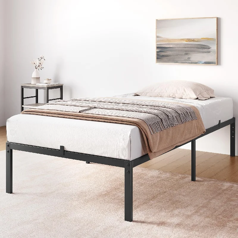 Metal Platform Bed Frame with Storage