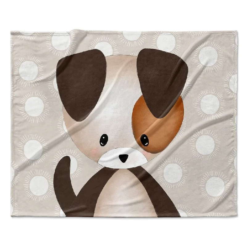 PUPPY NEUTRAL Ultra Soft Baby Blanket By Kavka Designs - 40X30