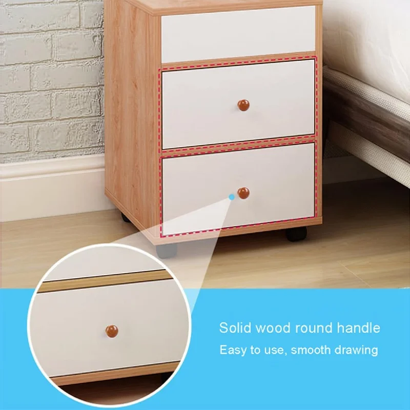 Storage Cabinet Bedroom Bedside Removable Locker Lifting Table Nightstand