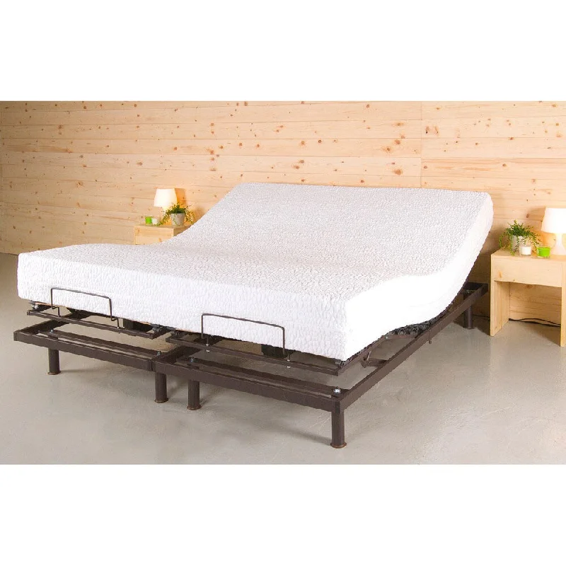 T-Motion Adjustable Dual Firmness Reversible 10-inch King-size Foam Mattress