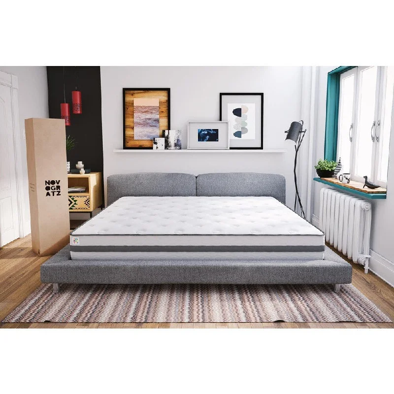 The The Novogratz Atlas 10-inch Latex Memory Foam Mattress