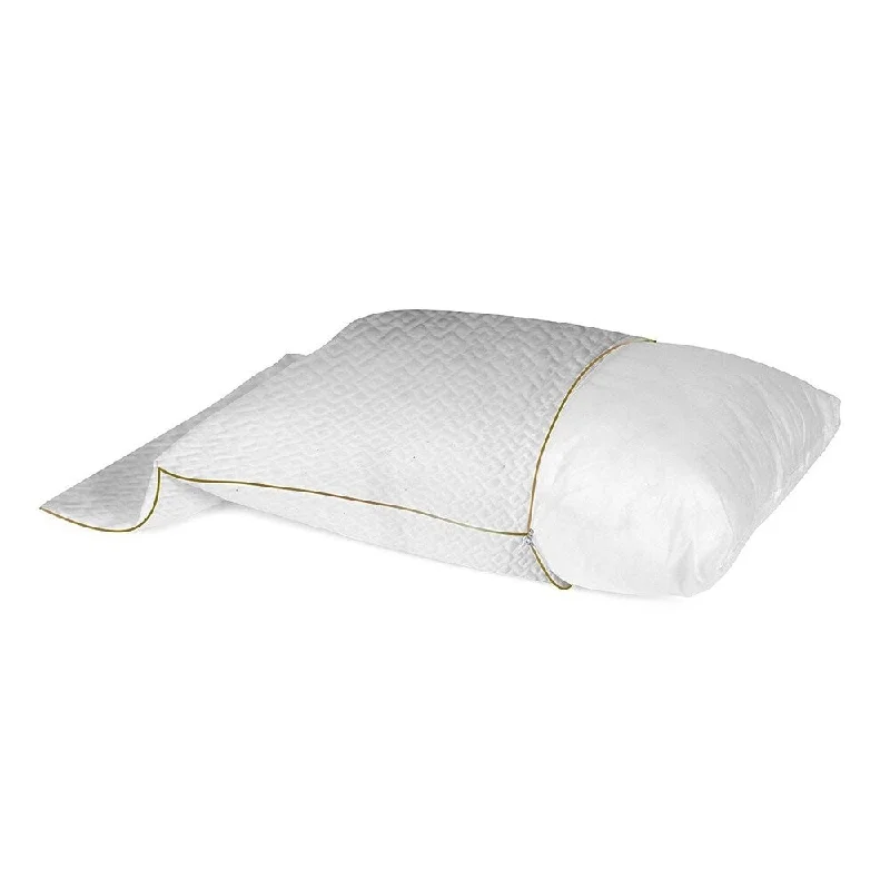 A1HC Cooling Fabric Pillow Protector White,21x30, Set of 2, Queen