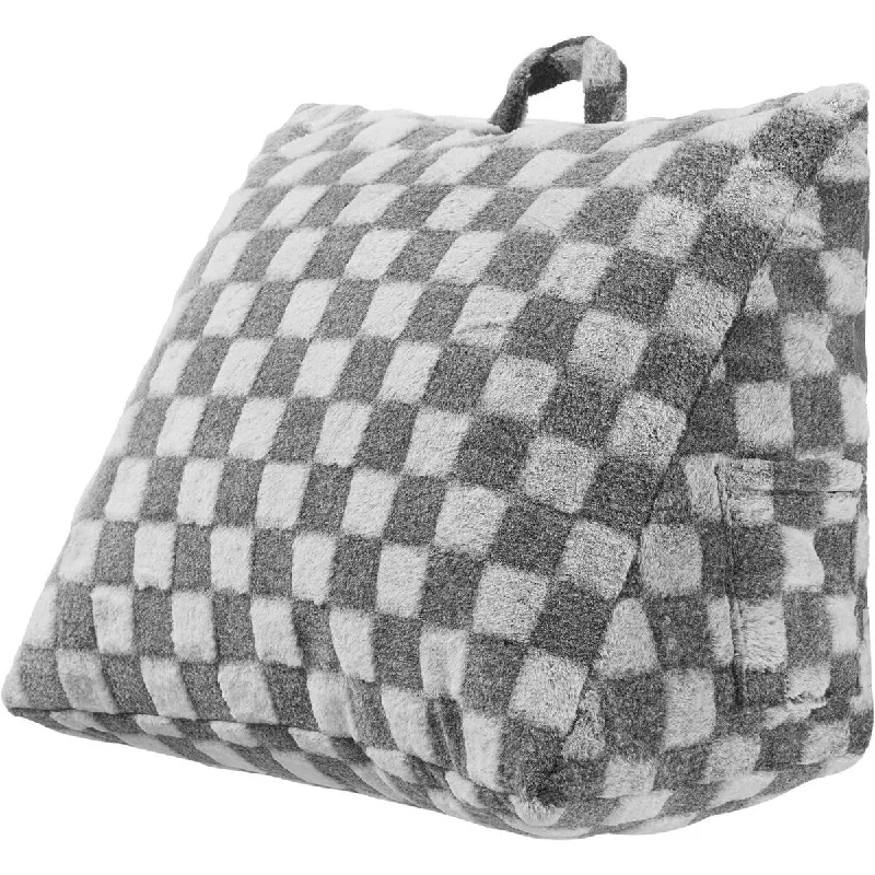 Aeropostale Checkerboard Wedge Backrest Lounge Pillow