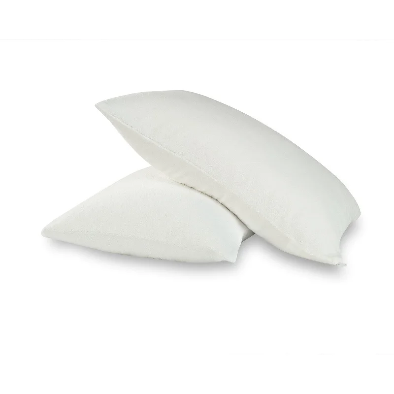 All-In-One Repreve Recycled Soft Terry Pillow Protector 2-Pack