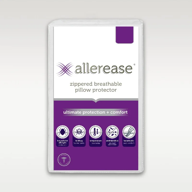 AllerEase Ultimate Protection Zippered Pillow Protector