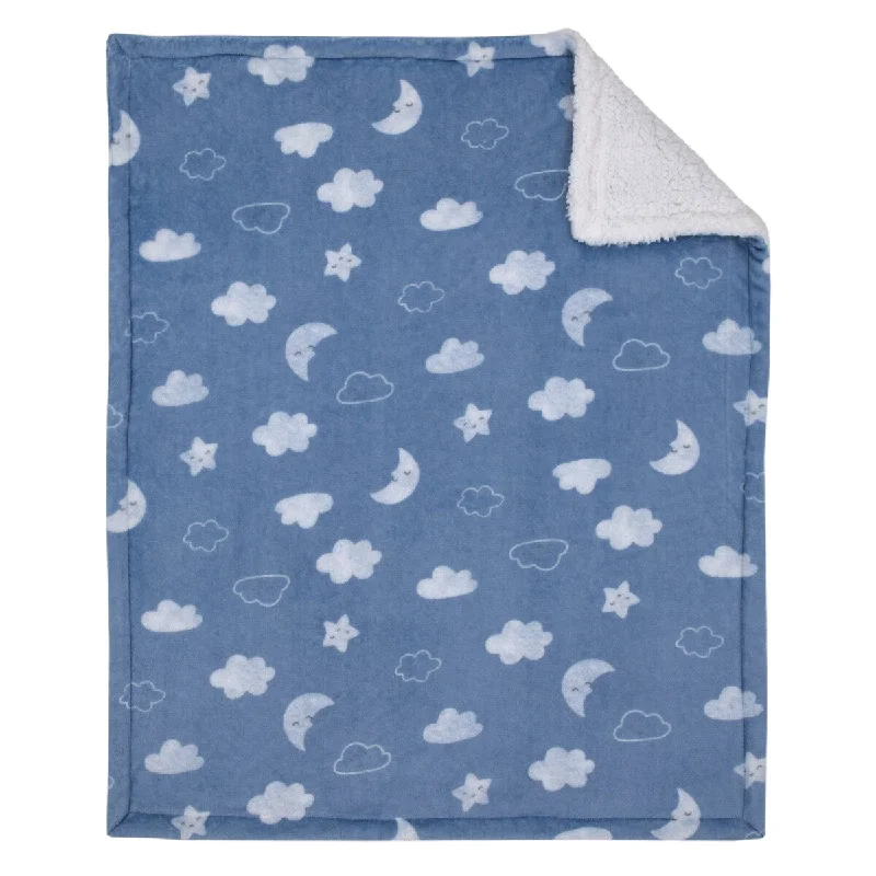 Carter's Blue Elephant Baby Blanket